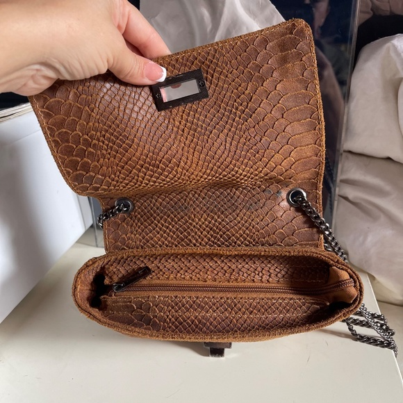 Brown Chain Strap Women Bag - Picture 3 of 9